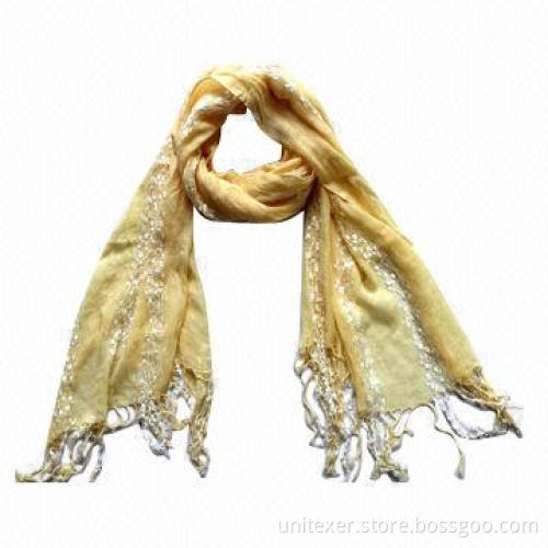 Woven Lace Scarf, Customized Materials are Accepted, Fashionable Design
